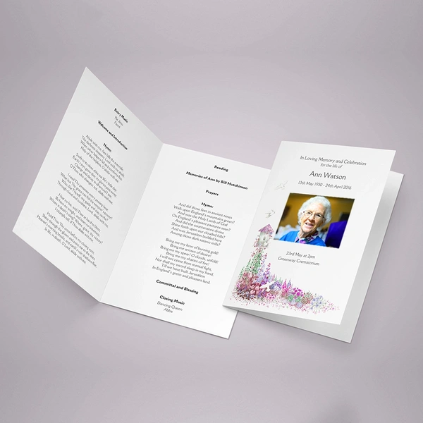 Order Of Service Folded Sheets