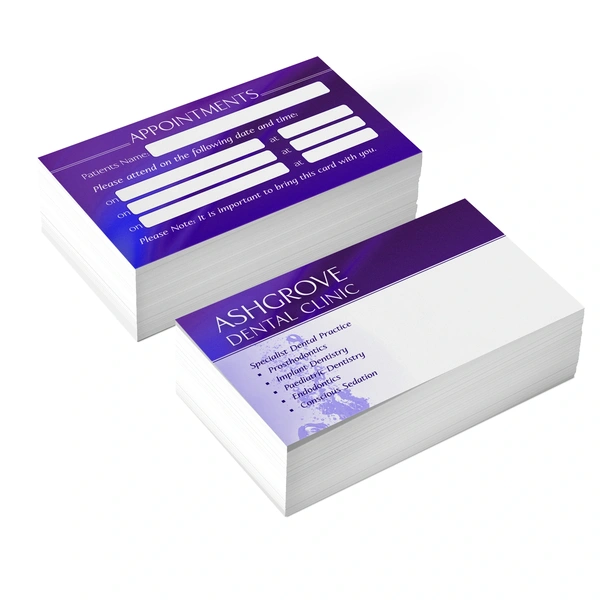Appointment Cards Folkestone Printing